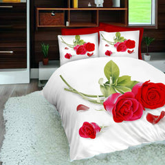 Duvet Cover, 3D Duvet Cover Set, 3D Bedding,Duvet Covers, rose design duvet covers, single duvet covers, double duvet covers, king size duvet covers, microfiber duvet covers sets, Microfiber bedding sets, 3Pcs Duvet Covers set,