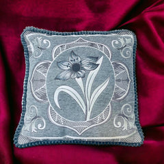 cushion covers, sofa cushion cover, Embroidered cushion cover, floral printed cushion cover