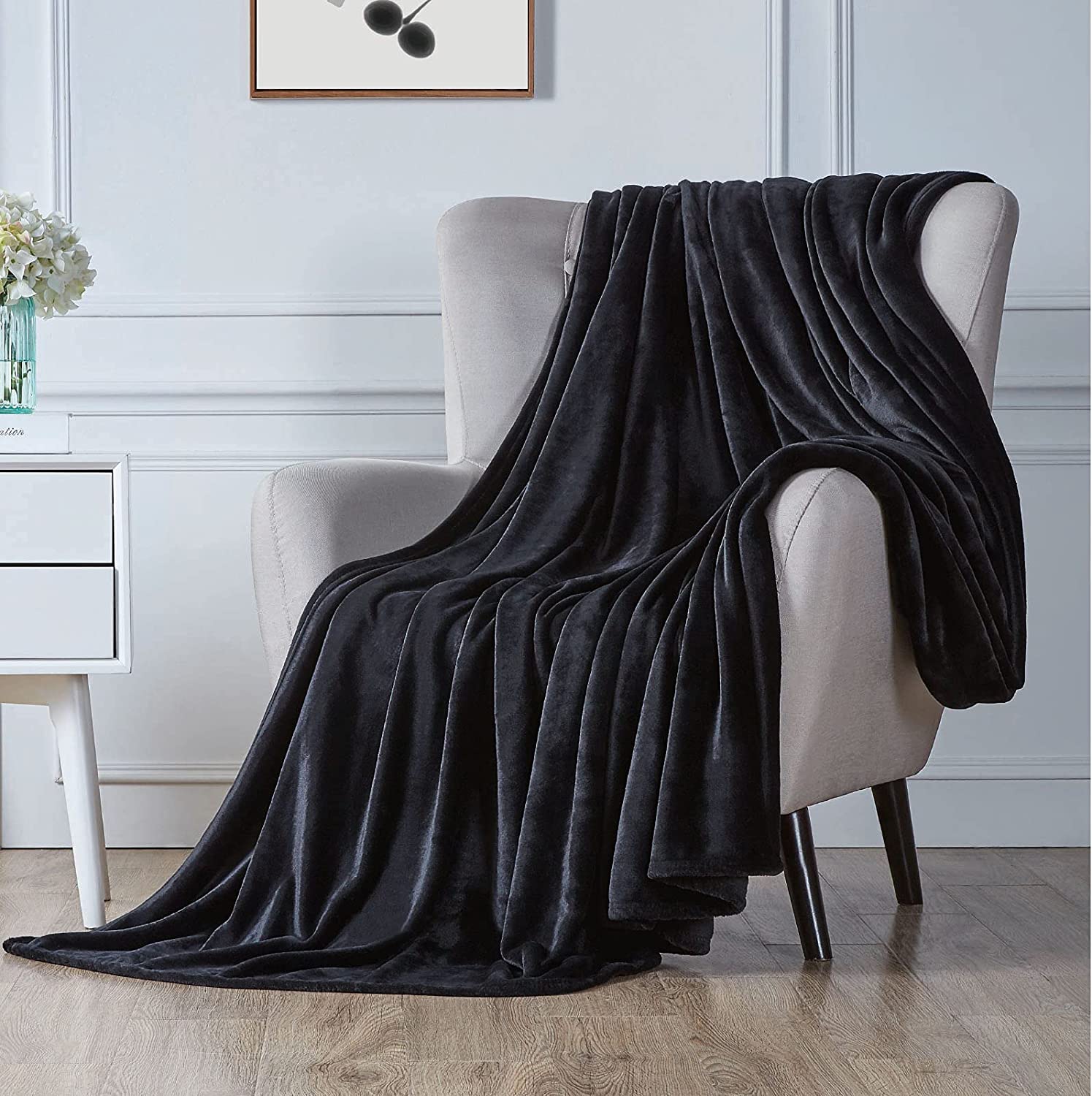 Fleece blanket, Fleece throw blanket, fluffy blanket, warm blanket, soft blanket,sofa fleece throw, sofa blankets , black blankets, double size