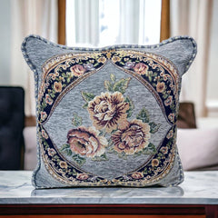 cushion covers, sofa cushion cover, Embroidered cushion cover, floral printed cushion cover
