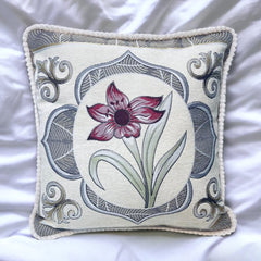 cushion covers, sofa cushion cover, Embroidered cushion cover, floral printed cushion cover