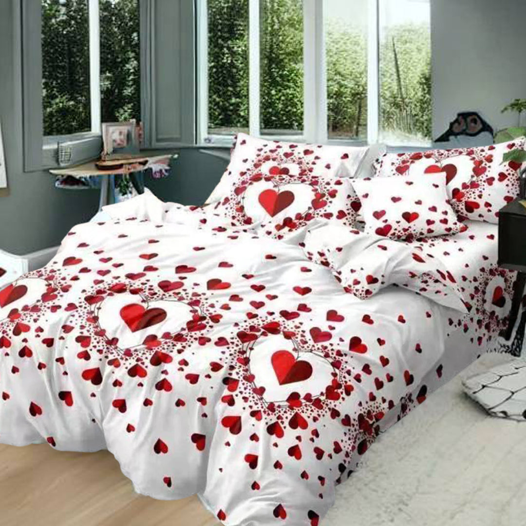 Duvet Cover, 3D Duvet Cover Set, 3D Bedding,Duvet Covers, Heart Shape duvet covers, Heart Shape duvet covers, single duvet covers, double duvet covers, king size duvet covers, microfiber duvet covers sets, Microfiber bedding sets, 3Pcs Duvet Covers set,