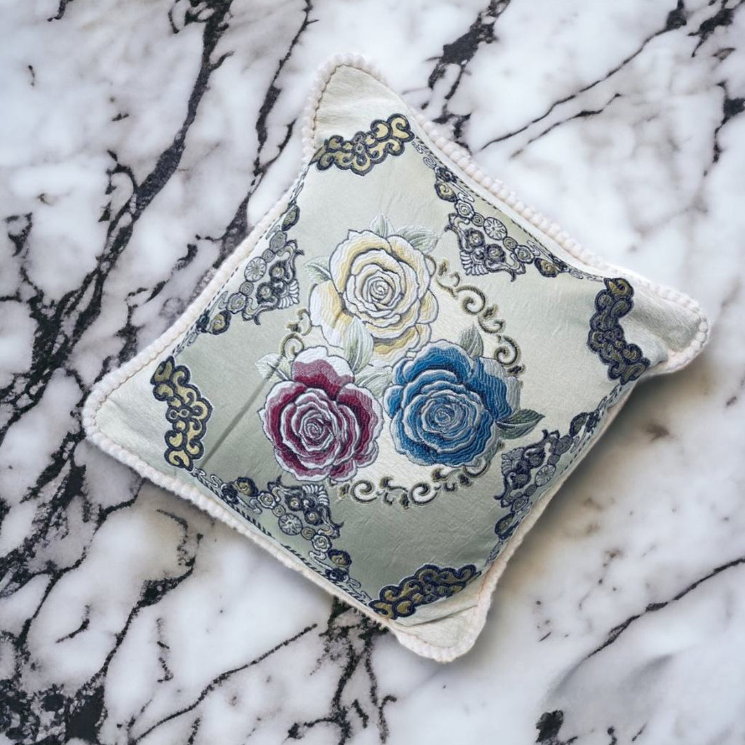 cushion covers, sofa cushion cover, Embroidered cushion cover, floral printed cushion cover