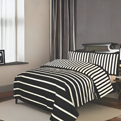 Duvet Covers, black duvet covers, black pattren duvet covers, single duvet covers, double duvet covers, king size duvet covers, microfiber duvet covers sets, Microfiber bedding sets, 4Pcs Duvet Covers set,