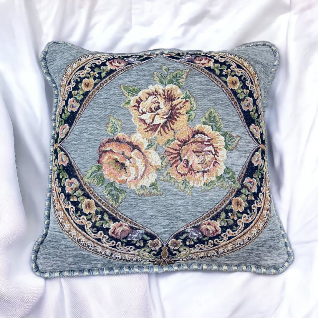 cushion covers, sofa cushion cover, Embroidered cushion cover, floral printed cushion cover