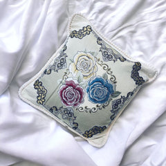 cushion covers, sofa cushion cover, Embroidered cushion cover, floral printed cushion cover
