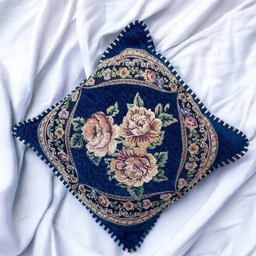 cushion covers, sofa cushion cover, Embroidered cushion cover, floral printed cushion cover
