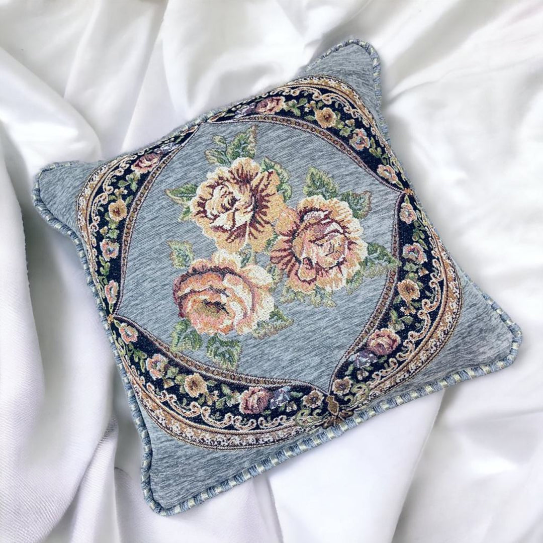 cushion covers, sofa cushion cover, Embroidered cushion cover, floral printed cushion cover
