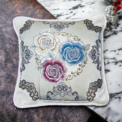 cushion covers, sofa cushion cover, Embroidered cushion cover, floral printed cushion cover