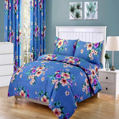 Duvet Covers, purple duvet covers, purple floral duvet covers, single duvet covers, double duvet covers, king size duvet covers, microfiber duvet covers sets, Microfiber bedding sets, 3Pcs Duvet Covers set,