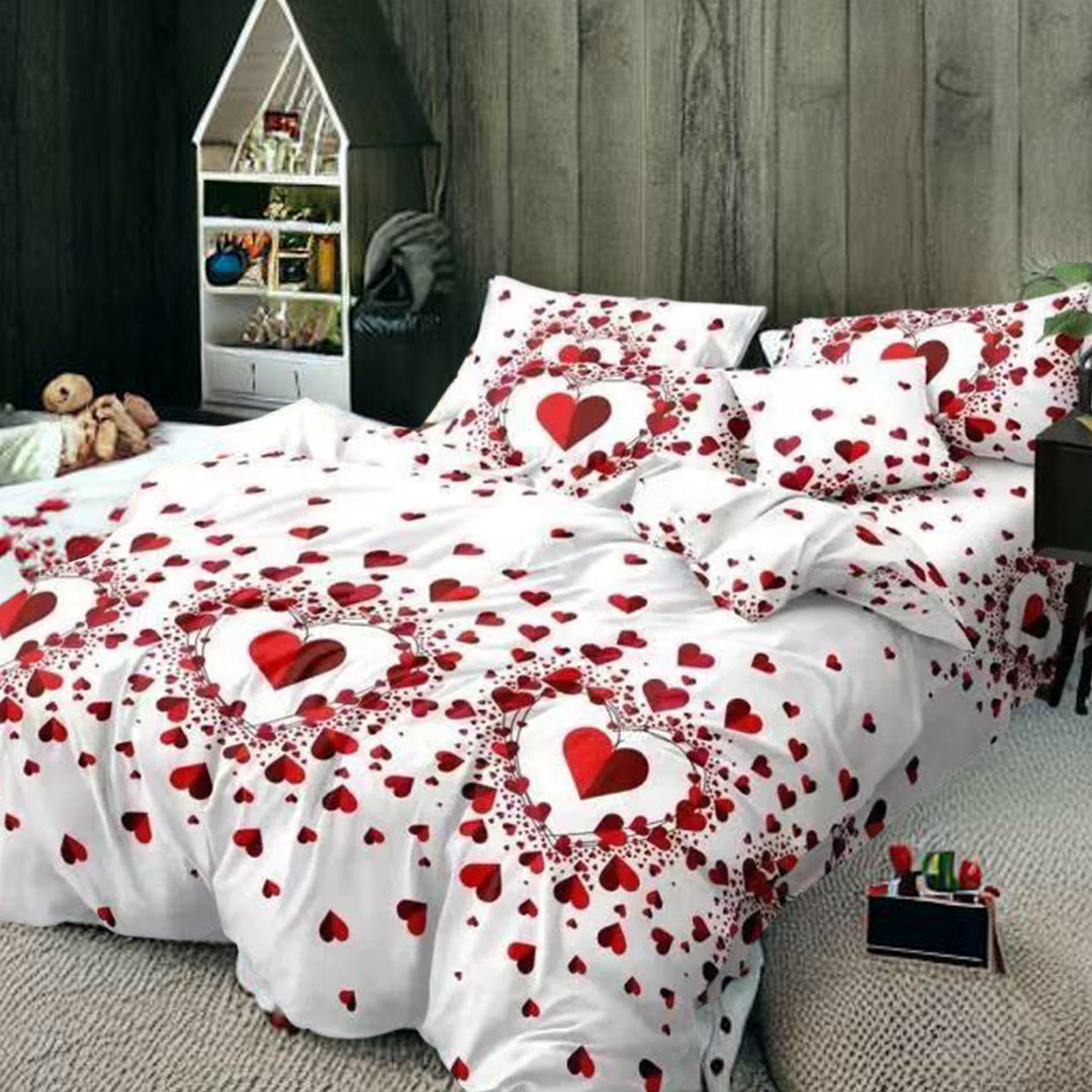 Duvet Cover, 3D Duvet Cover Set, 3D Bedding,Duvet Covers, Heart Shape duvet covers, Heart Shape duvet covers, single duvet covers, double duvet covers, king size duvet covers, microfiber duvet covers sets, Microfiber bedding sets, 3Pcs Duvet Covers set,