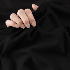 Extra Deep Fitted Bed Sheets Single, Double, King Sizes Black 25cm