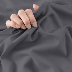Extra Deep Fitted Bed Sheets Single, Double, King Sizes Charcoal 25cm