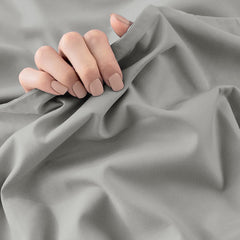Extra Deep Fitted Bed Sheets Single, Double, King Sizes Grey 25cm