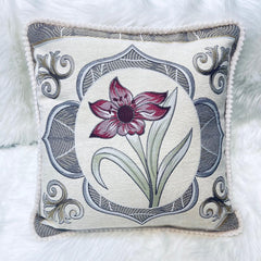 cushion covers, sofa cushion cover, Embroidered cushion cover, floral printed cushion cover
