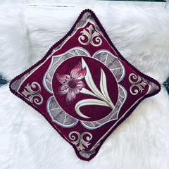 cushion covers, sofa cushion cover, Embroidered cushion cover, floral printed cushion cover
