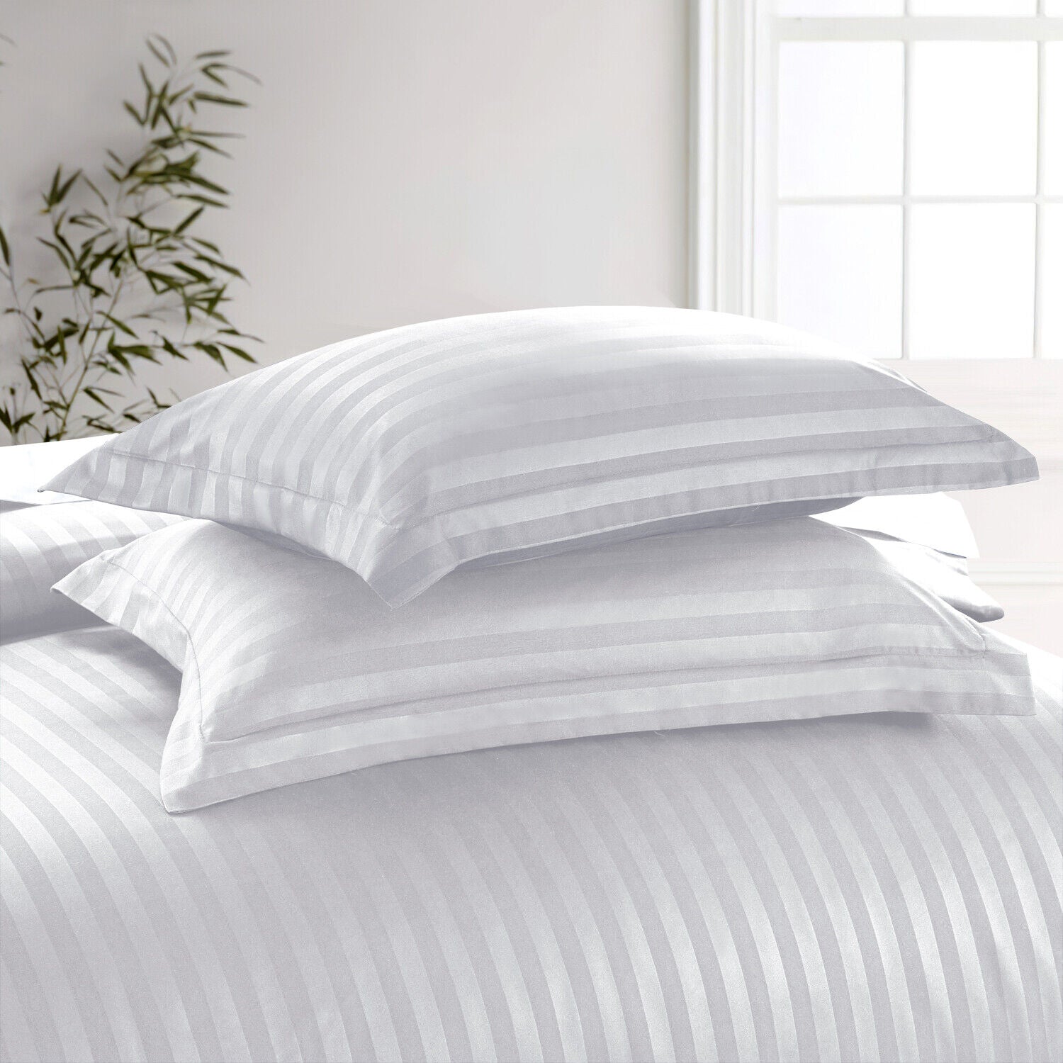 Stripped Bedding, Stripe Duvet Cover, Duvet Cover Set, Stripe Duvet Cover, white stripe pattern,Duvet Covers, single duvet covers, double duvet covers, king size duvet covers, microfiber duvet covers sets, Microfiber bedding sets, 3Pcs Duvet Covers set,