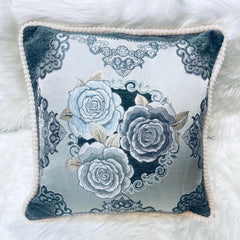 cushion covers, sofa cushion cover, Embroidered cushion cover, floral printed cushion cover