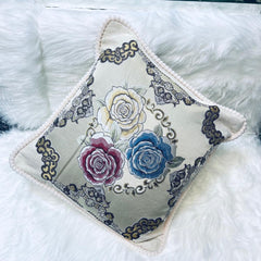 cushion covers, sofa cushion cover, Embroidered cushion cover, floral printed cushion cover