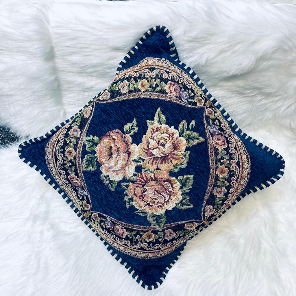 cushion covers, sofa cushion cover, Embroidered cushion cover, floral printed cushion cover