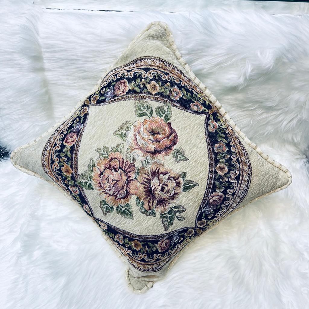 cushion covers, sofa cushion cover, Embroidered cushion cover, floral printed cushion cover