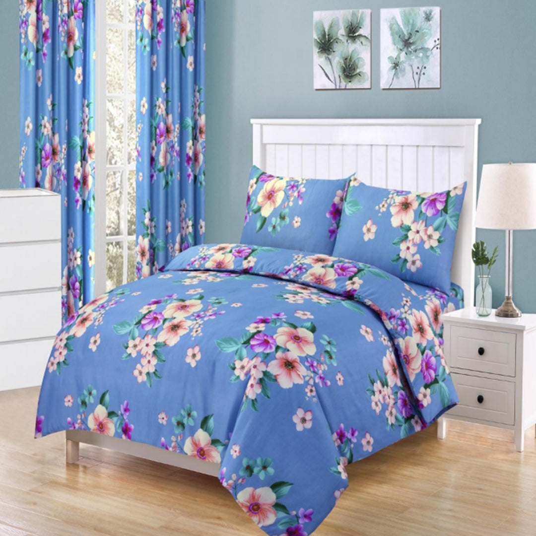 Duvet Covers, purple duvet covers, purple floral duvet covers, single duvet covers, double duvet covers, king size duvet covers, microfiber duvet covers sets, Microfiber bedding sets, 3Pcs Duvet Covers set, 