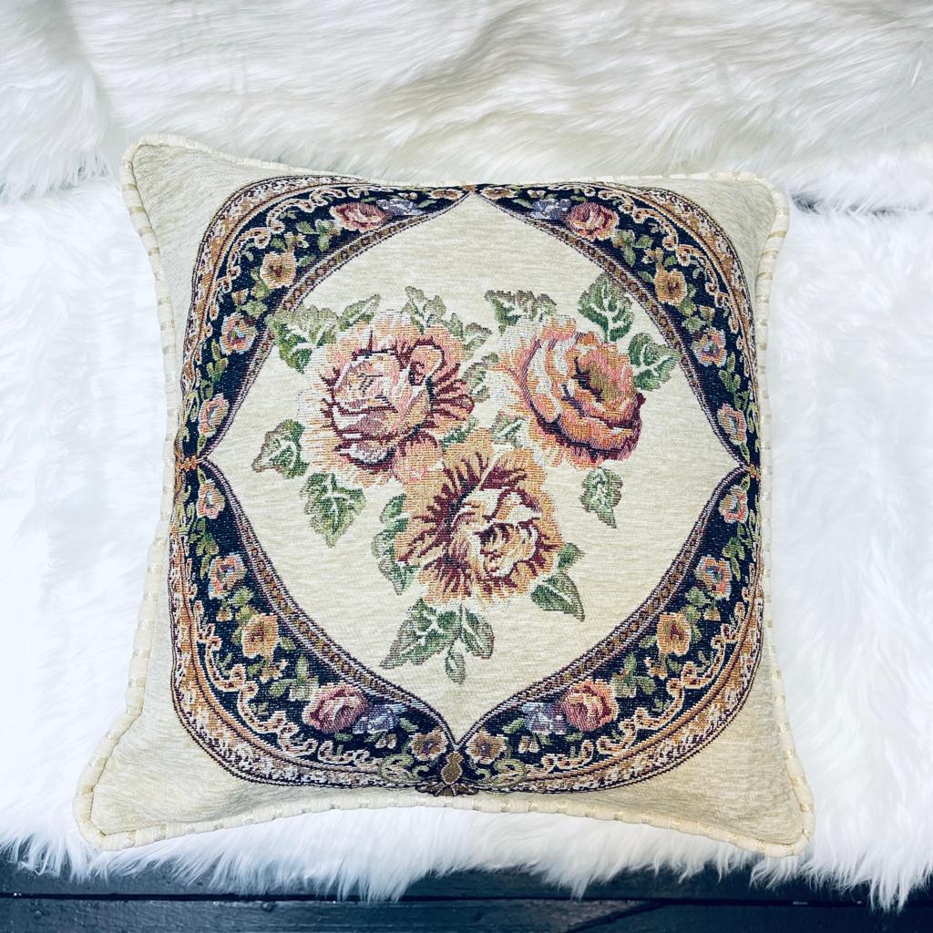 cushion covers, sofa cushion cover, Embroidered cushion cover, floral printed cushion cover
